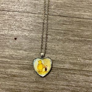 Winnie the Pooh silver necklace with charm! NEW - never been worn and super cute